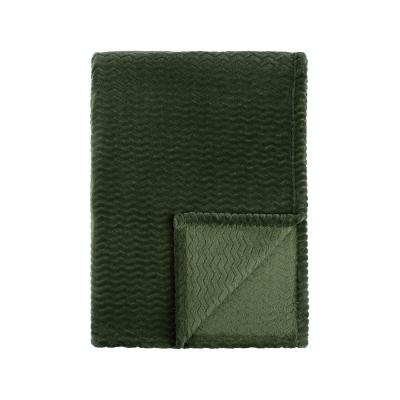 PROVANCE Eucalyptus microfiber blanket, 180x200cm, 300g/m, green