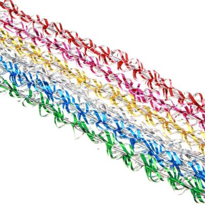 SNOW BOOM Tinsel twisted, 2x150 cm, PVC, 6 colors