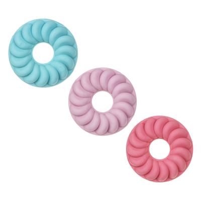 Donut-shaped eraser, TPR, 4 colors, 3.5x3.5x1.1 cm