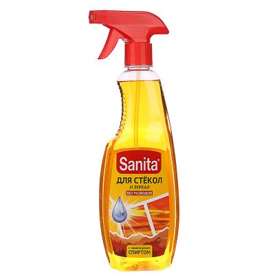 Glass spray "Sanita" with ammonia, p/b, 500 ml