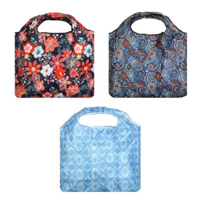 VETTA Folding shopping bag, 58x43cm, up to 8kg, polyester, 3 designs