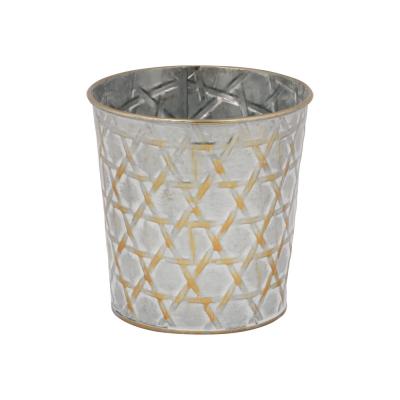 INBLOOM Planter cylinder, 14x11cm, galvanized. steel