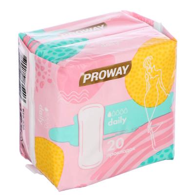 PROWAY Panty liners in individual packaging, 20 pcs