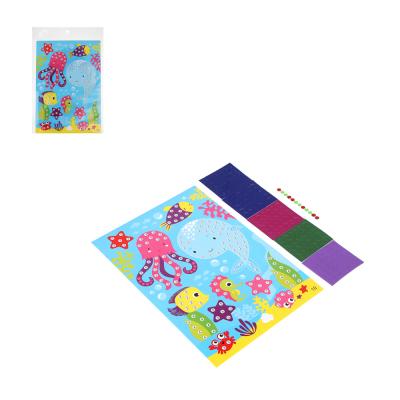 HOBBYHIT Self-adhesive applique “Happy Day”, paper, EVA, 17.5x25cm, 6-12 designs
