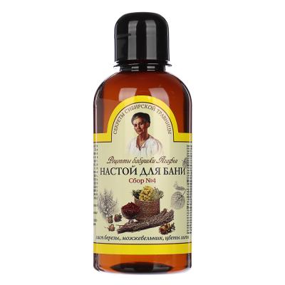 Infusion for the bath GRANDMOTHER AGAFIA'S RECIPES Collection No. 4 (birch, maybe, linden), p/b, 250ml