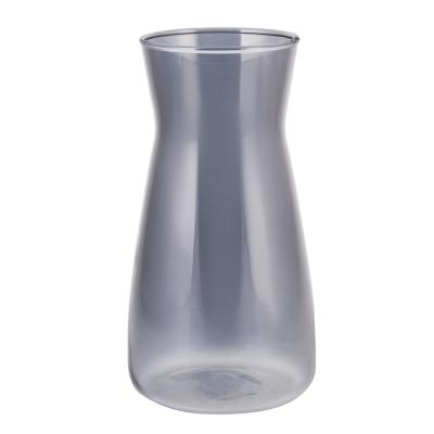 Vase, 8.5x20x10.5cm, glass, gray