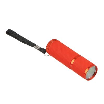 ERMAK Flashlight with rubberized coating, SOV, 1 mode, 3xAAA, 9x2.7cm