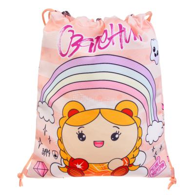 BY Russian Superheroes Shoe bag, 39x47cm, extra-thick p/e, 2-sided printing, "Kawaii"