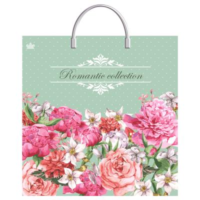 Romantic collection package, with plastic handle, 35*36 cm, 85 microns LDPE