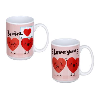 Mug, 425 ml, ceramics, art.6, 2 designs