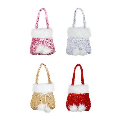 SNOW BOOM Gift bag, with sequins, polyester, 14x17 cm, 4 colors