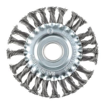 ERMAK Metal brush. for angle grinder 125mm/22mm, twisted, disc