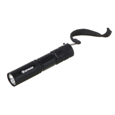 ERMAK Metal flashlight, 1 LED, 1xAA, 2x9.4cm, aluminum