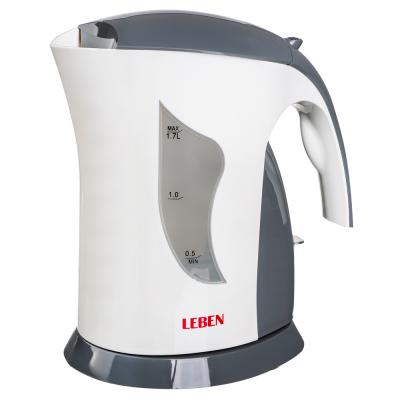 LEBEN Electric kettle 1.7 l, 1850 W, spiral heating element
