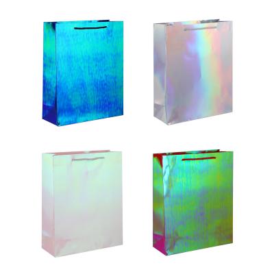 Gift paper bag, mother-of-pearl, 26x10x32 cm, 4 colors