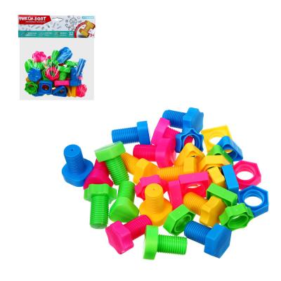 IGROLAND Construction set "Fixie-Bolt", 32 pieces, ABS, 25.5x26x9.5 cm