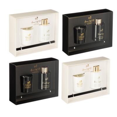 NEW GALAXY Set Black&White, wood sage, white flower, bluebell, pear and freesia 60ml, 50g