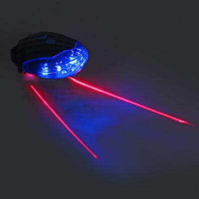 SILAPRO Bicycle light 8x8cm, 5LED, 7 modes, 2xAAA; 2 diodes 2 modes, plastic