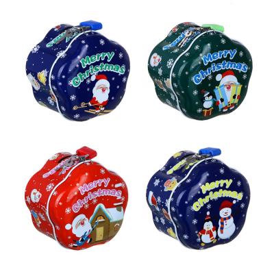 SNOW BOOM Tin piggy bank, 10.5x9x7cm, 4 designs