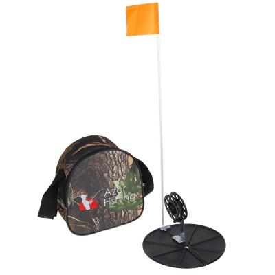 AZOR FISHING Set of poles for winter fishing, 10 pcs in a bag (grid, d18cm, reel, d6cm, flag, in a bag