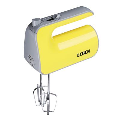 LEBEN Electric mixer 300 W, 5 speeds, yellow