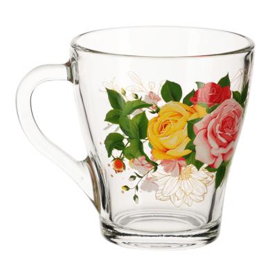 Mug 250ml with decal "Tenderness", gift box, glass