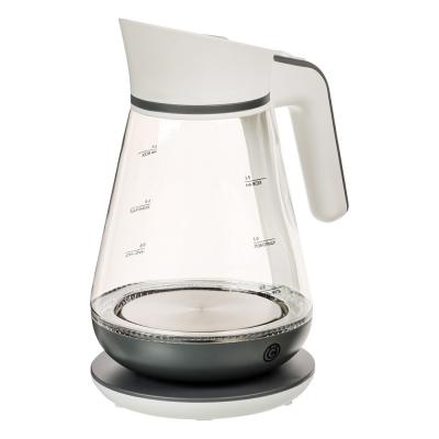 VSEGAZIN Electric kettle 1.5 l, 1850 W, hidden heating element, auto-off, glass jug, LED backlight