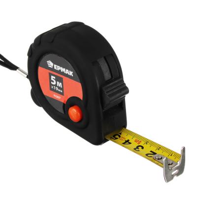 ERMAK Tape measure "Black", 3 clamps, 5mx19mm
