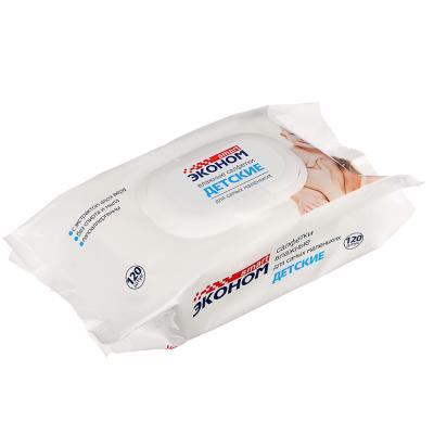 SMART Economy Baby wipes, with valve, 120 pcs