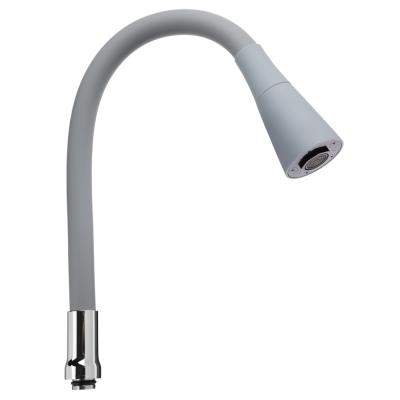 Kitchen faucet spout, silicone, 2 modes, gray