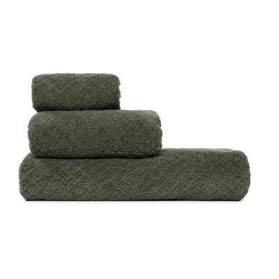 BY COLLECTION Terry towel 70x140cm, 100% cotton, green