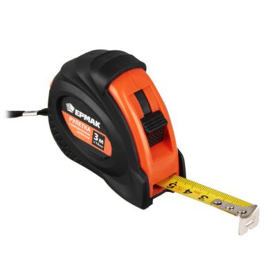 ERMAK Tape measure with rubberized body, 3m x 16mm