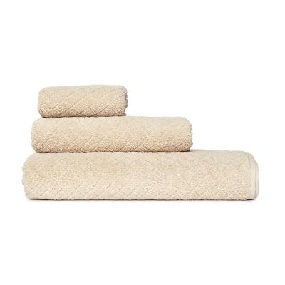 BY COLLECTION Terry towel 70x140cm, 100% cotton, beige