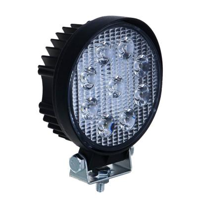 NG LED headlight 27W (9 Epistar), round, diffused flow, white light