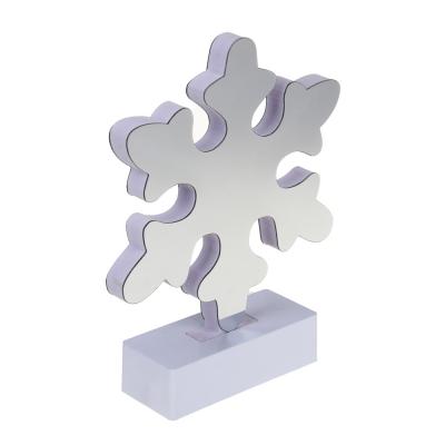 SNOW BOOM Decorative lamp. in the form of a Snowflake with LED backlight, USB, 1 dir., 20x15.5x4.5 cm, polypropylene