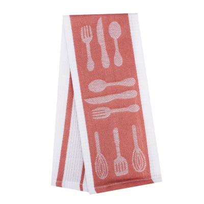 PROVANCE Terracotta Kitchen towel, 40x60cm, 100% cotton, jacquard