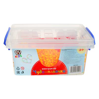 BY Education Plastic construction set "Miracle sticks", 300 pieces, PE, PP, 28x18x12.5 cm