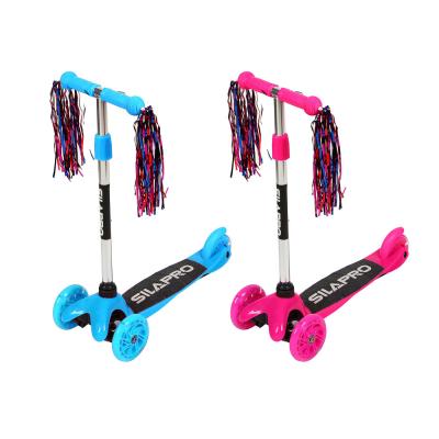 SILAPRO Collapsible scooter 3 wheels. (PVC 10cm) aluminum, plastic, up to 70kg