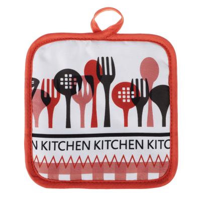 PROVANCE Terracotta Potholder, polyester, 17x17cm