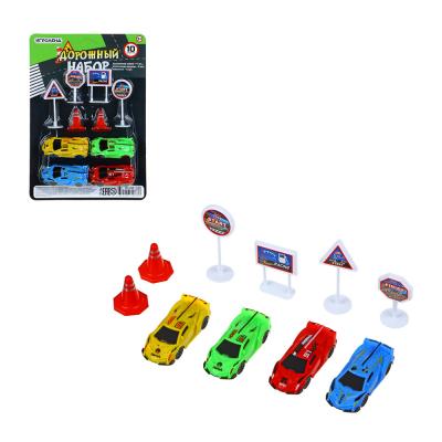 IGROLAND Set of travel cars, 10 items, PP, 17x24x3cm, 3 designs