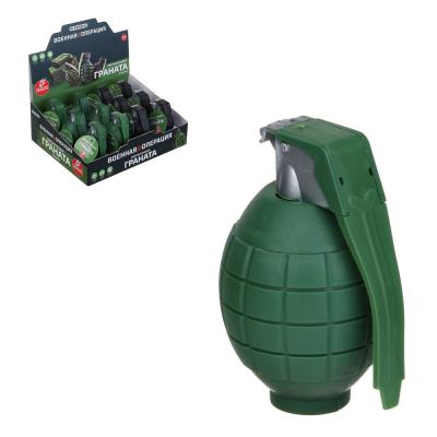 IGROLAND Toy grenade, light, sound, 2xAG13, ABS, 10x7x7cm, 2 designs