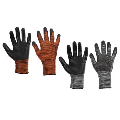 INBLOOM Garden nylon gloves with nitrile semi-coating, size 10, 24.5 cm, 34 g