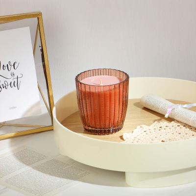 BY Scented candle in a candle holder, 220 g, Driftwood & Sage scent