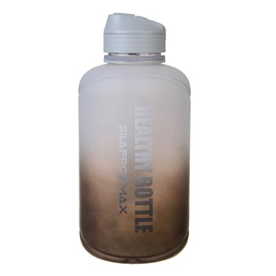 SILAPRO MAX Sports bottle with lock, BLACK-GRAY, 2l, PETG