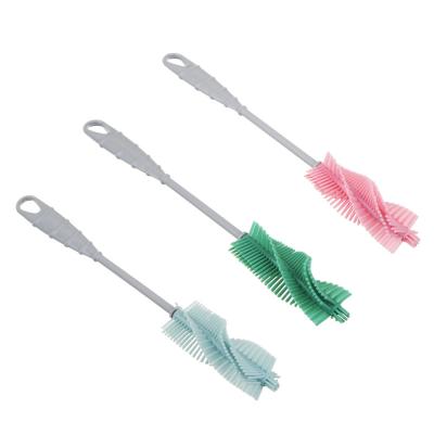 VETTA Dishwashing brush, polypropylene, silicone, 31.5x4 cm, 3 colors