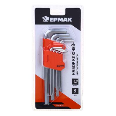 ERMAK Set of hex keys 1.5-10mm, 9 pcs. (015)