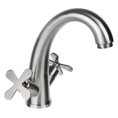 SoyuzCrane Sink mixer, ceramic. crane axleboxes 1/2, stainless steel steel, SS02-M242