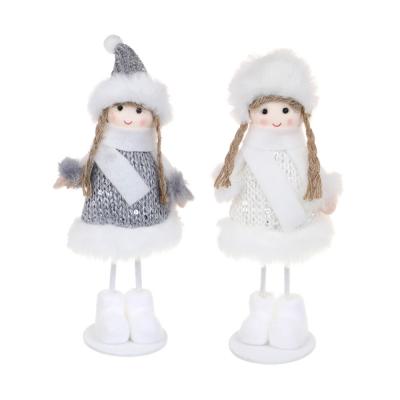 SNOW BOOM Souvenir in the shape of a girl, 18 cm, polyester, 2 designs