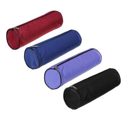 Soft round pencil case, 21x7x7cm, Oxford fabric, anti-sink. insert, 4 colors