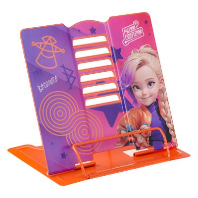 BY Russian Superheroes Book stand, d/A5, 20x15.5x19cm, metal with color. stamp, "Vasilisa Junior"
